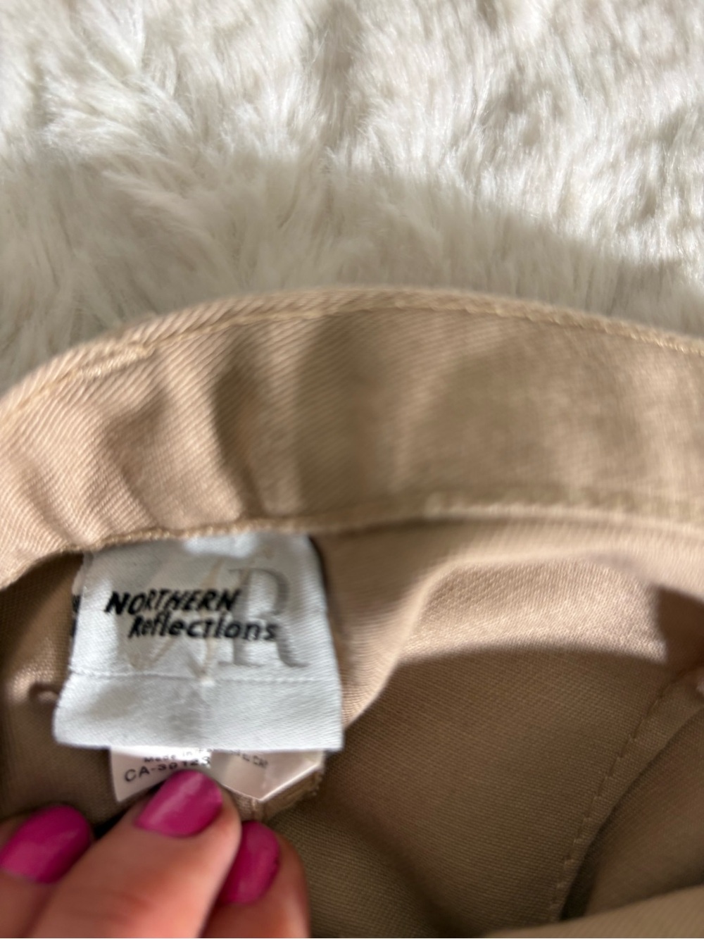 NWOT Northern Reflections Straight Leg Cotton Pants – Taupe – Size 6 - Picture 5 of 10